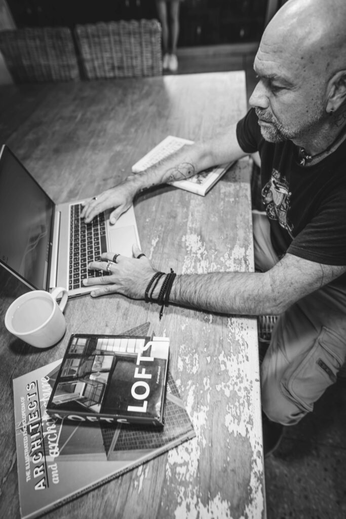 Hard at work - Not your average joe brand coach